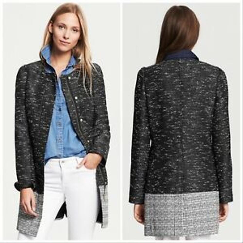 Banana Republic Tweed Color blocked Jacket Size XS